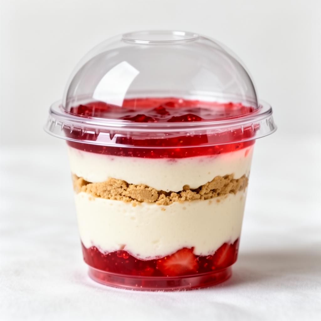 Strawberry cheesecake cup